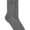 Hugo Boss Socks-Two-pack of regular-length socks in soft viscose bamboo-hugo boss store near me 3