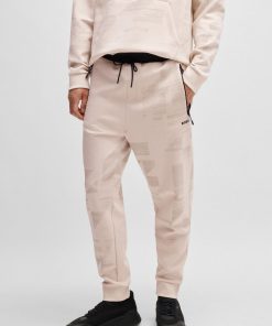 Hugo Boss Sweatshirts and Jogging Pants-Tracksuit bottoms with seasonal artwork-boss hugo