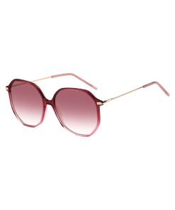 Hugo Boss Eyewear-Pink-acetate sunglasses with logo detail-boss near me