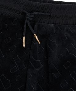 Hugo Boss-Kids’ velvet trousers with embossed monogram detail-boss outlet 2