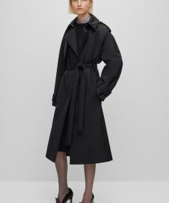 Hugo Boss-THE CHANGE regular-fit trench coat-hugoboss 2