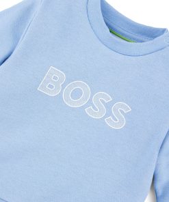 Hugo Boss-Kids’ sweatshirt with logo print-boss store near me 2