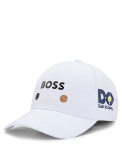 Hugo Boss-Logo-detailed cap in stretch nylon-hugo