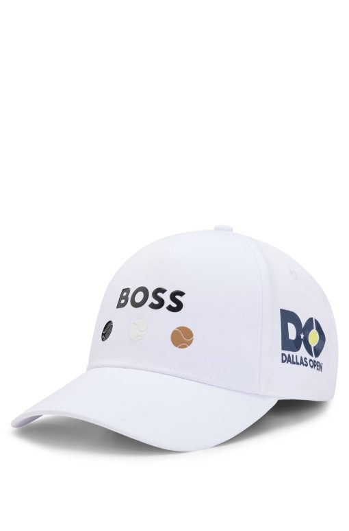 Hugo Boss-Logo-detailed cap in stretch nylon-hugo