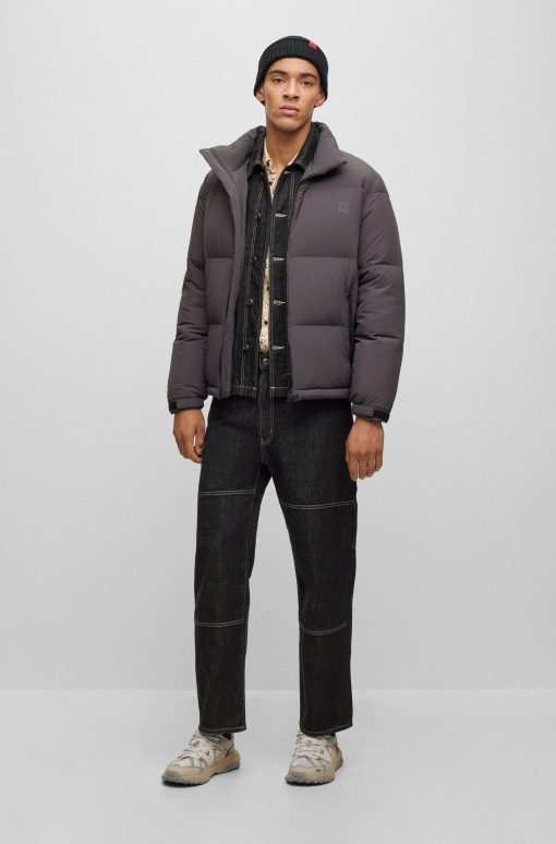 Hugo Boss Jackets and Coats-Regular-fit water-repellent puffer jacket with stacked logo-hugoboss - Image 2