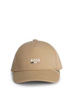 Hugo Boss-Kids’ cap with signature stripes and logo print-hugo boss outlet