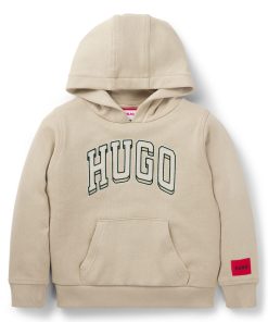 Hugo Boss-Kids’ hoodie with seasonal logo-hugo boss store near me