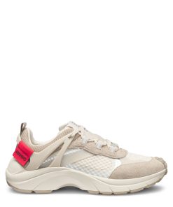 Hugo Boss Sneakers-Signature trainers with mesh and suede-hugo boss near me 2