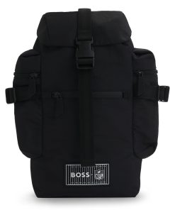 Hugo Boss Bags-BOSS x NFL water-repellent backpack with branded patch-hugoboss