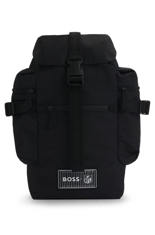 Hugo Boss Bags-BOSS x NFL water-repellent backpack with branded patch-hugoboss