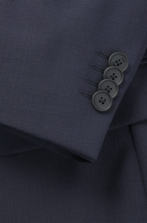 Hugo Boss Suits-Slim-fit suit in a performance-stretch wool blend-boss store - Image 2