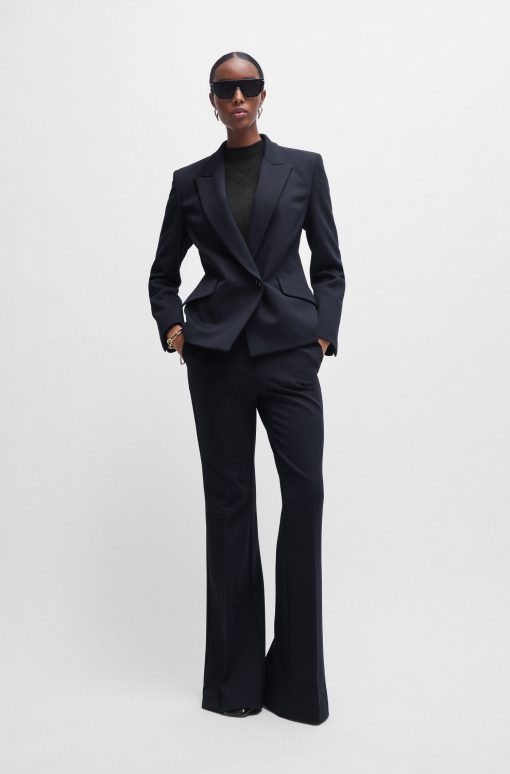 Hugo Boss Tailored Jackets-Regular-fit jacket in stretch twill-boss near me - Image 2