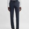 Hugo Boss-Washable relaxed-fit trousers in stretch twill with wool-boss store 3