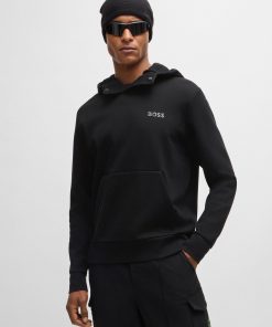 Hugo Boss Tracksuits-Hoodie with mirror-effect logo-hugo