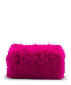 Hugo Boss Bags-NAOMI x BOSS clutch bag in faux fur-hugo boss outlet