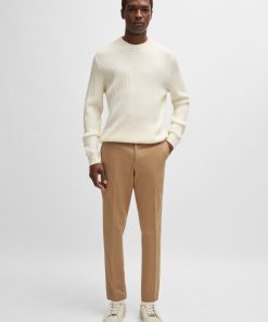 Hugo Boss-Slim-fit trousers in cotton, cashmere and stretch-boss store 2