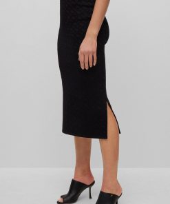 Hugo Boss Skirts-Tube skirt in knitted jacquard-hugo boss sale