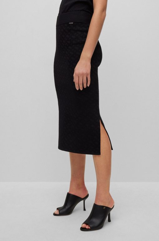 Hugo Boss Skirts-Tube skirt in knitted jacquard-hugo boss sale