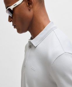 Hugo Boss Polo Shirts-Paddy polo shirt with drop-needle stitching-boss outlet 2