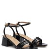 Hugo Boss-Nappa-leather ballerina pumps with buckled straps-hugo 3