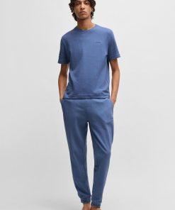 Hugo Boss Underwear-Cotton-blend pyjama T-shirt with embroidered logo-hugo by hugo boss 2