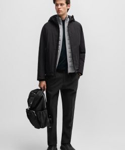 Hugo Boss Jackets and Coats-Water-repellent jacket in crease-resistant stretch material-boss store 2