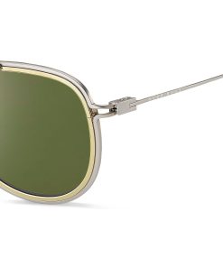 Hugo Boss Eyewear-Double-rim sunglasses in gold and silver effects-hugo boss outlet 2