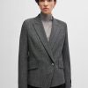 Hugo Boss Tailored Jackets-Slim-fit jacket in wool twill-hugo 4