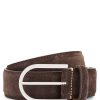 Hugo Boss Belts-Printed belt in Italian leather with logo buckle-hugo boss store 4