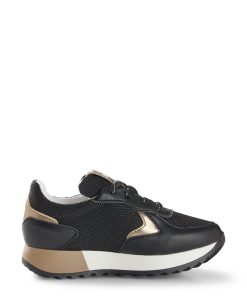 Hugo Boss-Kids’ trainers with faux leather and mesh-boss hugo