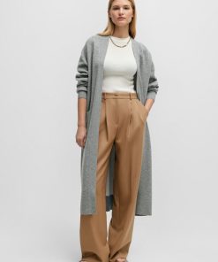 Hugo Boss Sweaters and Cardigans-Belted cardigan in virgin wool and cashmere-boss store 2