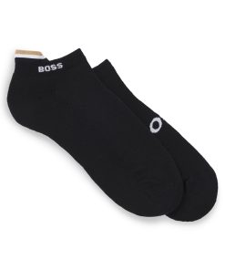 Hugo Boss Socks-Two-pack of ankle socks with logo details-boss hugo