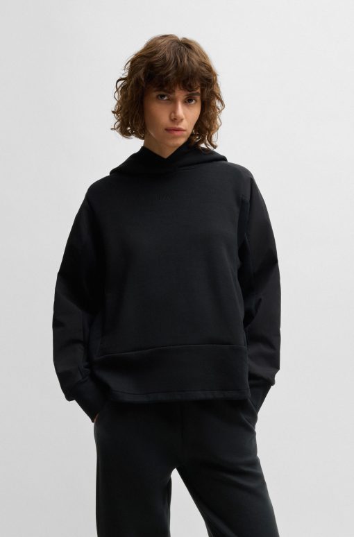 Hugo Boss Sweaters and Cardigans-Hoodie with embroidered logo-hugoboss