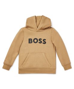 Hugo Boss-Kids’ hoodie with contrast logo-boss hugo