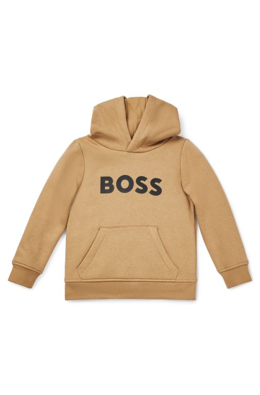 Hugo Boss-Kids' hoodie with contrast logo-boss hugo