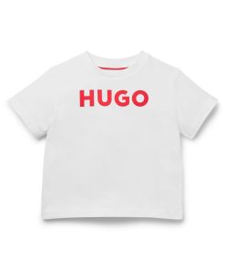 Hugo Boss-Kids’ T-shirt in cotton jersey with contrast logo-boss outlet