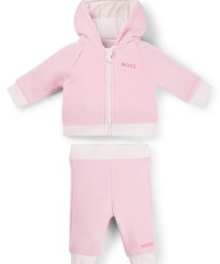 Hugo Boss-Gift-boxed logo tracksuit for babies-boss store