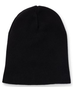 Hugo Boss-Cotton-knit beanie with blue logo label-boss near me 2