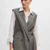 Hugo Boss Tailored Jackets-Relaxed-fit jacket with feature button-boss store near me 4