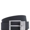 Hugo Boss Belts-Reversible belt in grained and plain leather-hugo by hugo boss 3