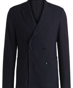 Hugo Boss Sport Coats-Slim-fit blazer in patterned wool-hugo by hugo boss 2