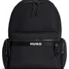 Hugo Boss Bags-Twill reporter bag with Double B monogram-hugo by hugo boss 3