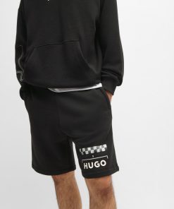 Hugo Boss Sweatshirts and Jogging Pants-Shorts with racing print-boss outlet 2