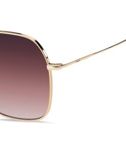 Hugo Boss Eyewear-Gold-tone sunglasses with pink details-hugo by hugo boss 2