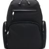 Hugo Boss Bags-Backpack with leather trims and two-way zip-boss near me 4