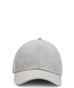 Hugo Boss-Peached-twill cap with logo lettering-hugo 2