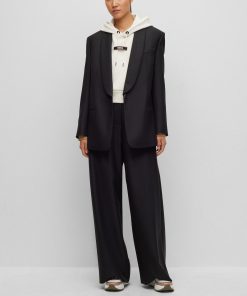 Hugo Boss Tailored Jackets-BOSS x Alica Schmidt relaxed-fit jacket in wool-boss store 2