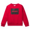 Hugo Boss-Kids’ sweatshirt with red logo label-hugoboss 4