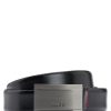 Hugo Boss Belts-Leather belt with seasonal embossing-hugo 3