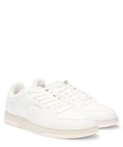 Hugo Boss Sneakers-Faux-leather sneakers with contrasting details-boss outlet